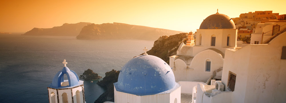 View from Ia ( Oia )-Santorini Island